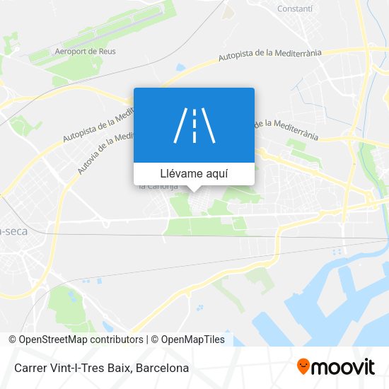 Mapa Carrer Vint-I-Tres Baix