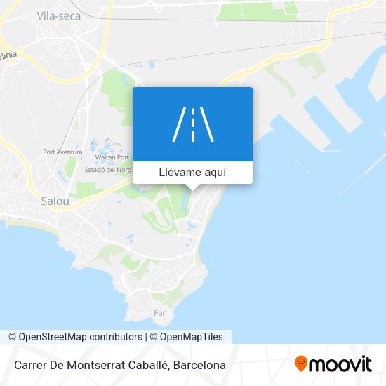 Mapa Carrer De Montserrat Caballé
