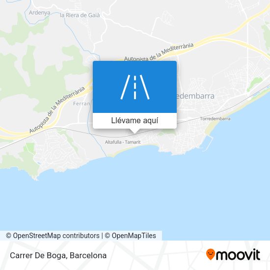 Mapa Carrer De Boga