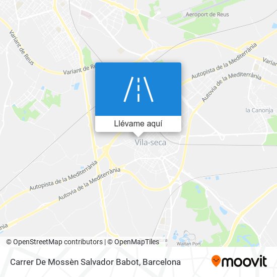 Mapa Carrer De Mossèn Salvador Babot