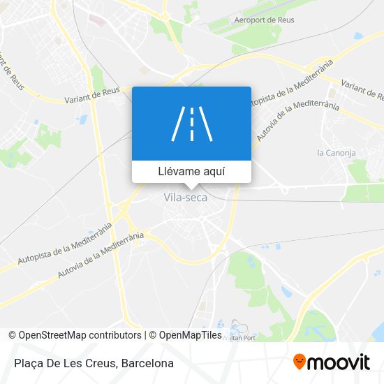Mapa Plaça De Les Creus