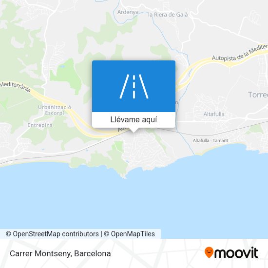 Mapa Carrer Montseny