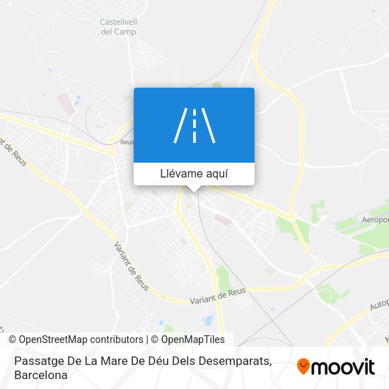 Mapa Passatge De La Mare De Déu Dels Desemparats