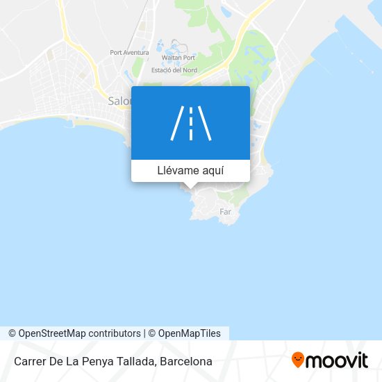 Mapa Carrer De La Penya Tallada