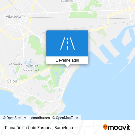 Mapa Plaça De La Unió Europea