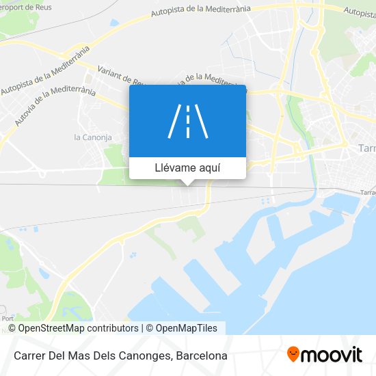 Mapa Carrer Del Mas Dels Canonges