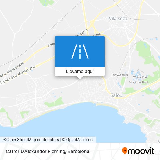 Mapa Carrer D'Alexander Fleming