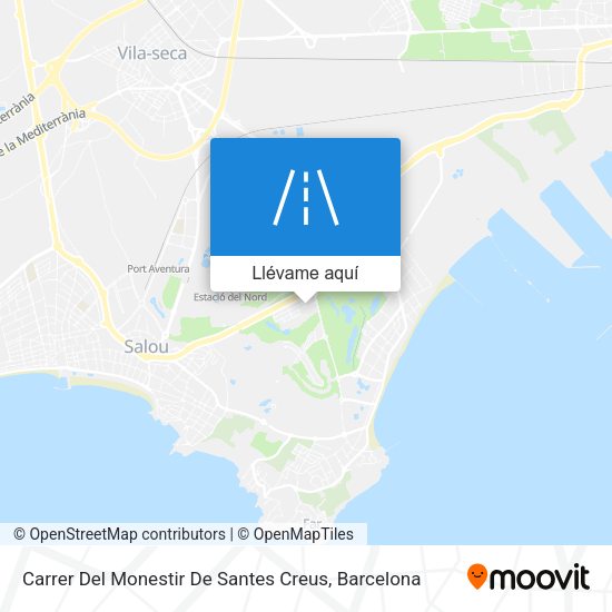 Mapa Carrer Del Monestir De Santes Creus