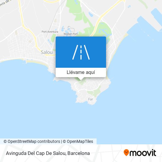 Mapa Avinguda Del Cap De Salou