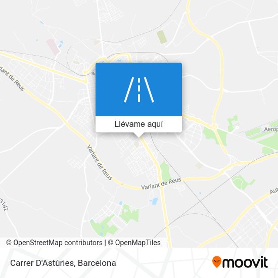 Mapa Carrer D'Astúries