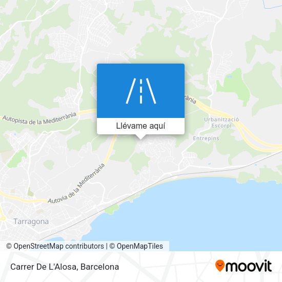 Mapa Carrer De L'Alosa