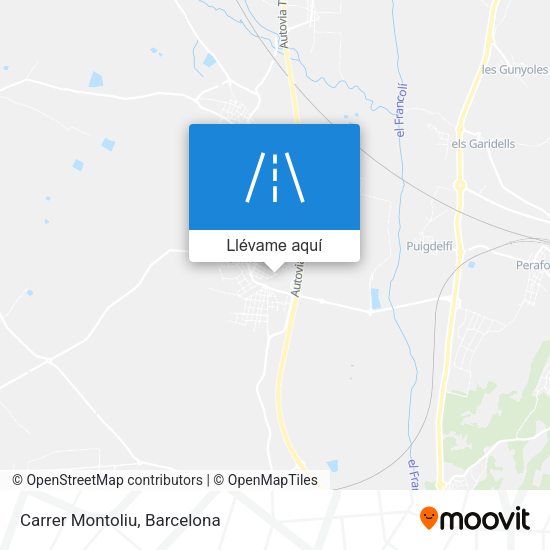 Mapa Carrer Montoliu