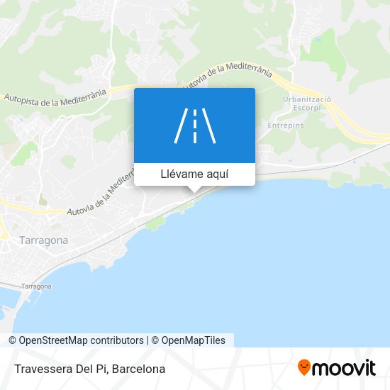 Mapa Travessera Del Pi