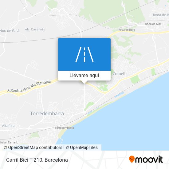 Mapa Carril Bici T-210