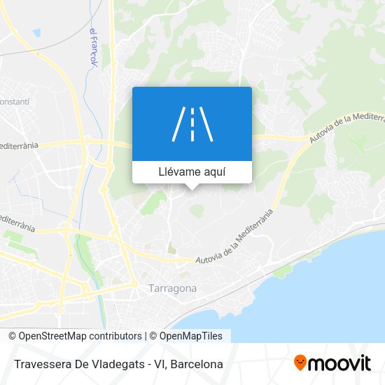 Mapa Travessera De Vladegats - VI
