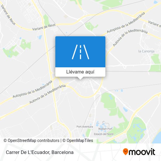Mapa Carrer De L'Ecuador