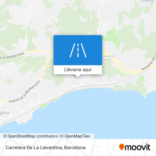 Mapa Carretera De La Llevantina