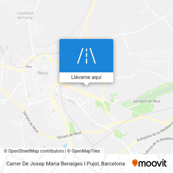 Mapa Carrer De Josep Maria Benaiges I Pujol