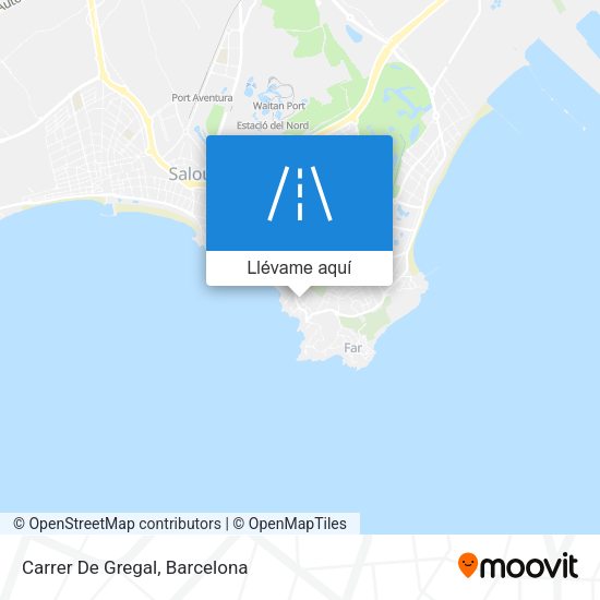 Mapa Carrer De Gregal