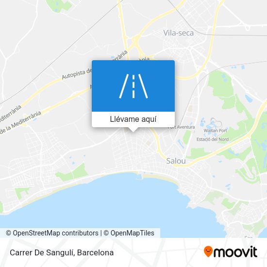 Mapa Carrer De Sangulí