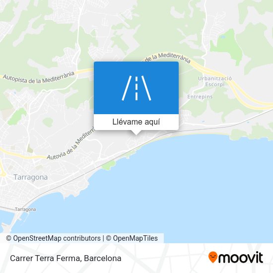 Mapa Carrer Terra Ferma