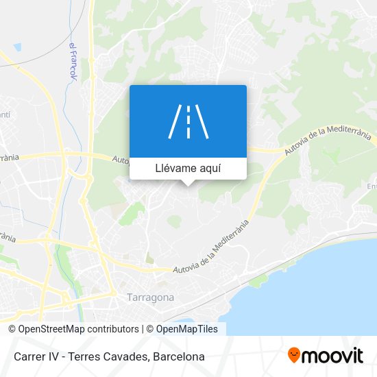Mapa Carrer IV - Terres Cavades
