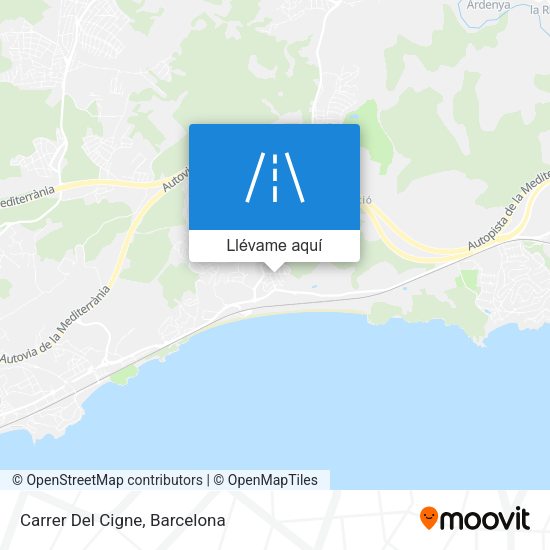 Mapa Carrer Del Cigne