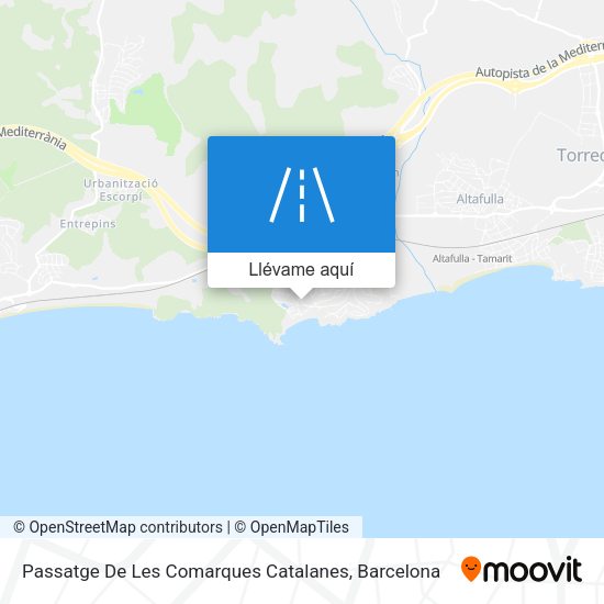 Mapa Passatge De Les Comarques Catalanes