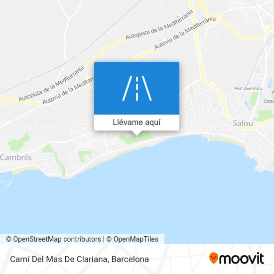 Mapa Camí Del Mas De Clariana
