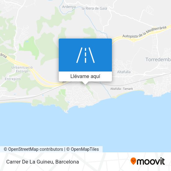 Mapa Carrer De La Guineu