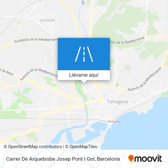 Mapa Carrer De Arquebisbe Josep Pont I Gol