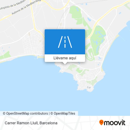 Mapa Carrer Ramon Llull