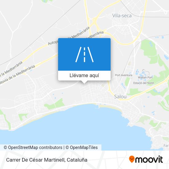 Mapa Carrer De César Martinell