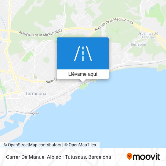 Mapa Carrer De Manuel Albiac I Tutusaus