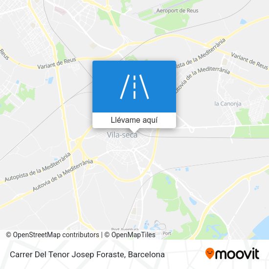 Mapa Carrer Del Tenor Josep Foraste