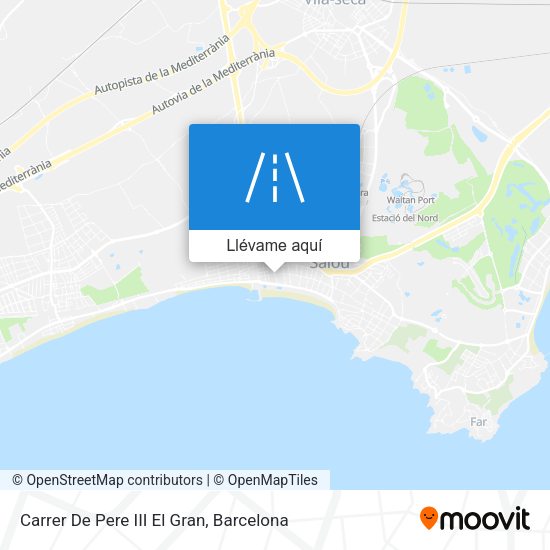 Mapa Carrer De Pere III El Gran