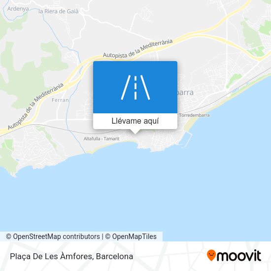 Mapa Plaça De Les Àmfores