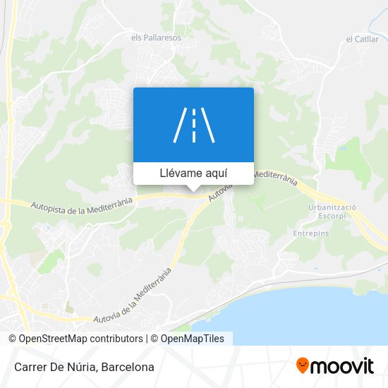 Mapa Carrer De Núria