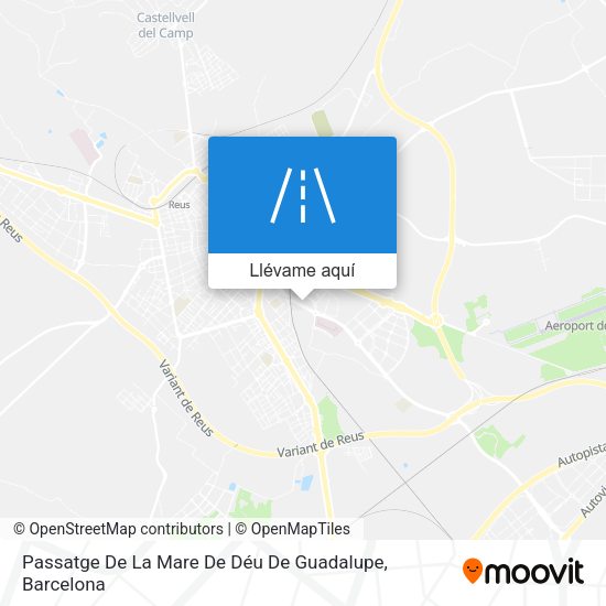 Mapa Passatge De La Mare De Déu De Guadalupe