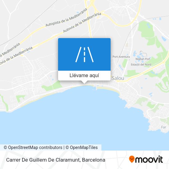 Mapa Carrer De Guillem De Claramunt