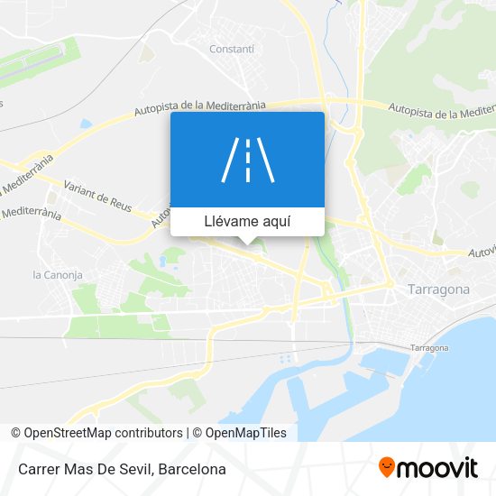 Mapa Carrer Mas De Sevil