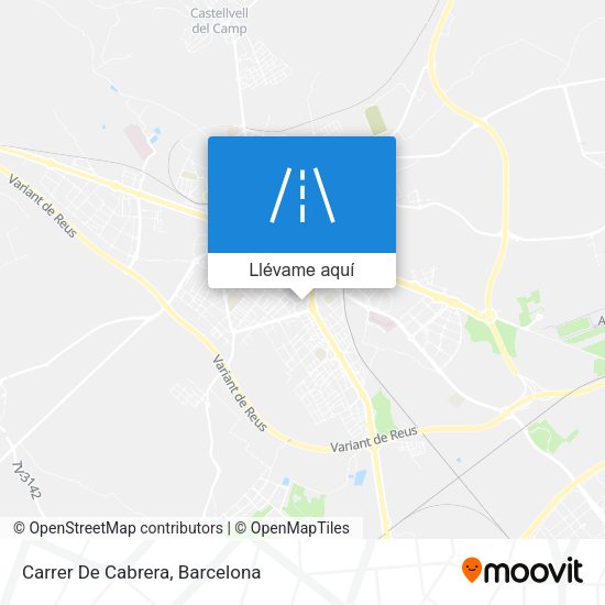 Mapa Carrer De Cabrera