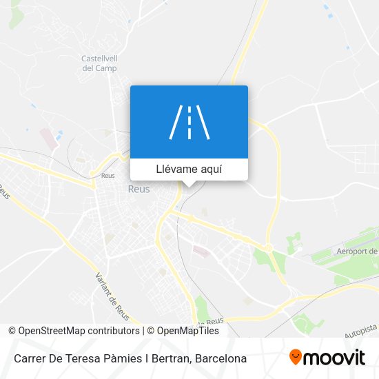 Mapa Carrer De Teresa Pàmies I Bertran