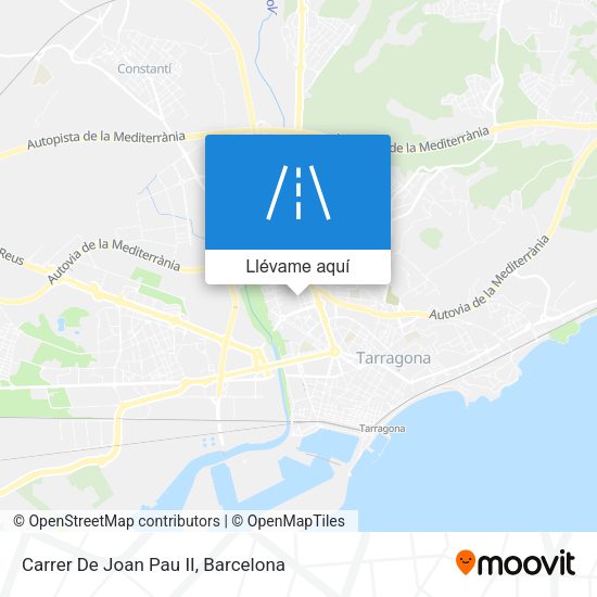 Mapa Carrer De Joan Pau II