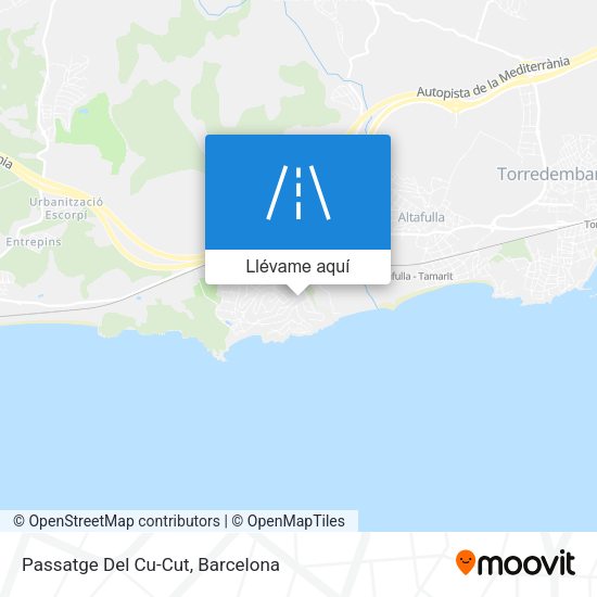 Mapa Passatge Del Cu-Cut