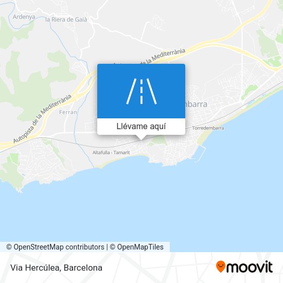 Mapa Via Hercúlea