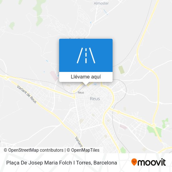 Mapa Plaça De Josep Maria Folch I Torres