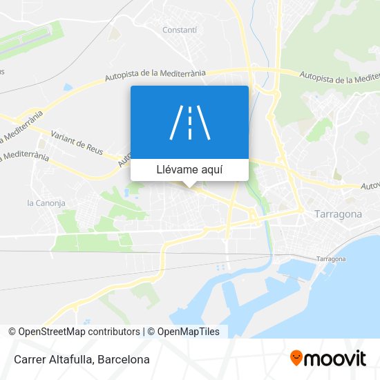 Mapa Carrer Altafulla
