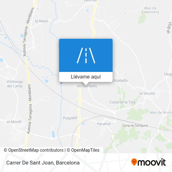 Mapa Carrer De Sant Joan