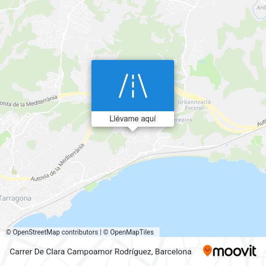 Mapa Carrer De Clara Campoamor Rodríguez